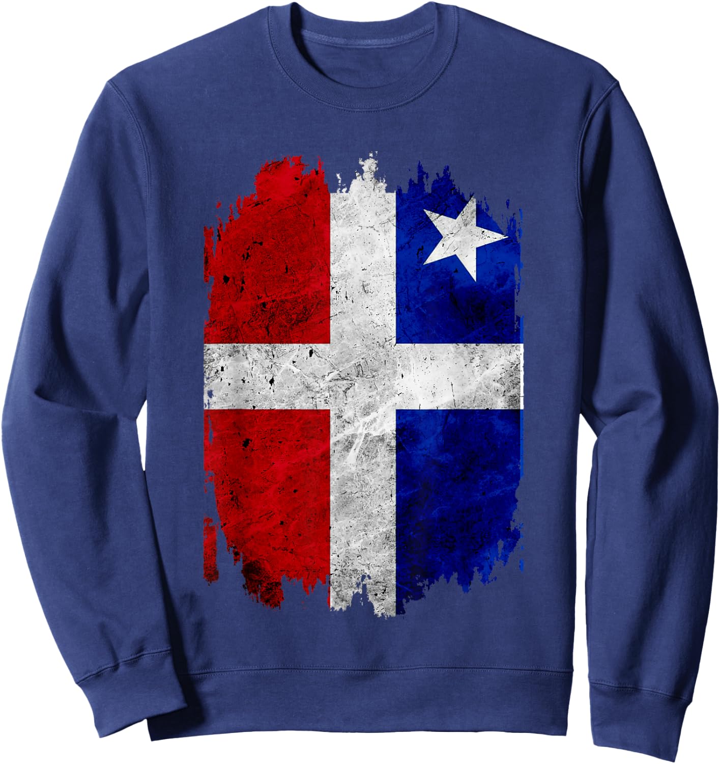 Puerto Rico Resiste Grito de Lares Flag Protest Taino Art Sweatshirt - Sweatshirt | Navy