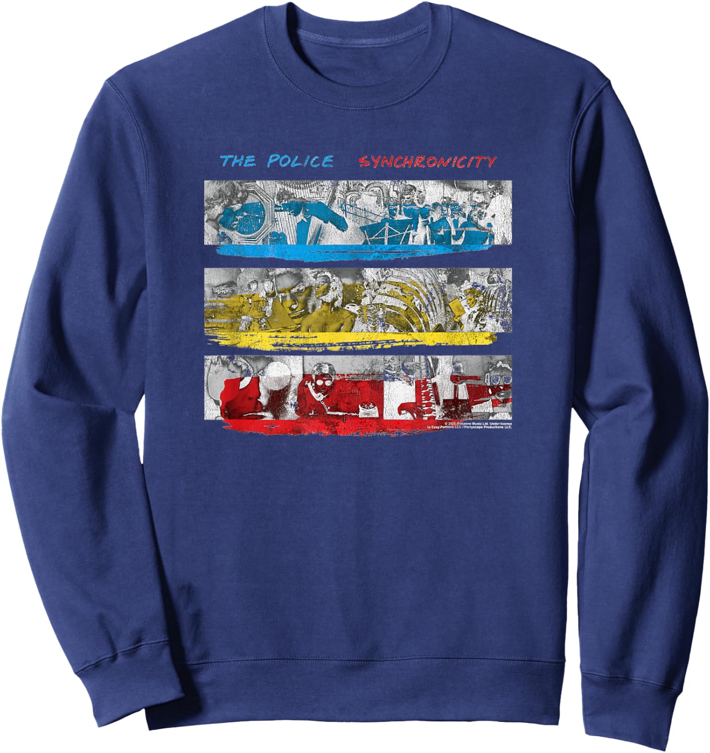 The Police Syncronicity Sweatshirt - Sweatshirt | Navy