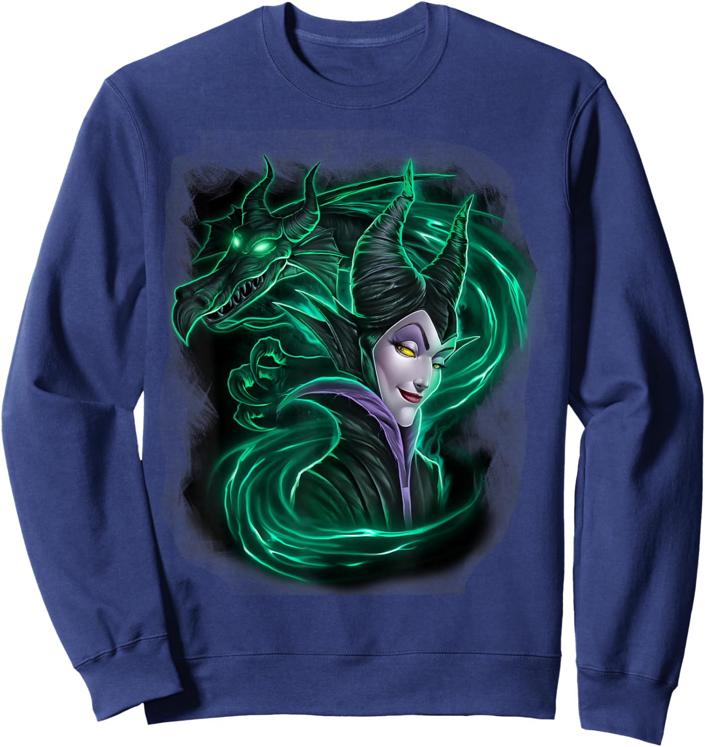 Disney Sleeping Beauty Maleficent Dark Magic Graphic Sweatshirt - Sweatshirt | Navy