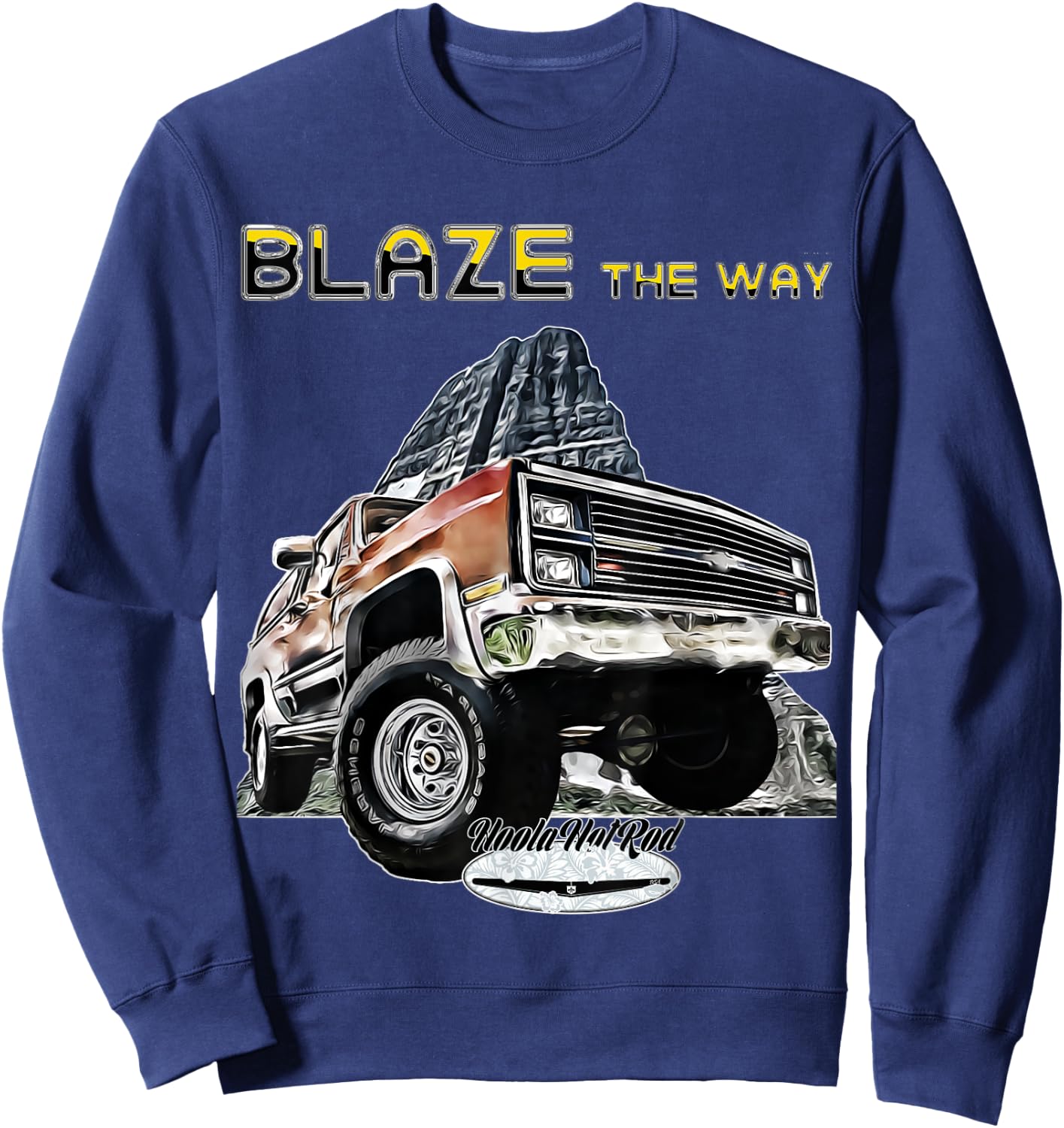 Blazer,Lifted Squarebody Truck,K5,Jimmy,Suburban,Silverado Sweatshirt - Sweatshirt | Navy