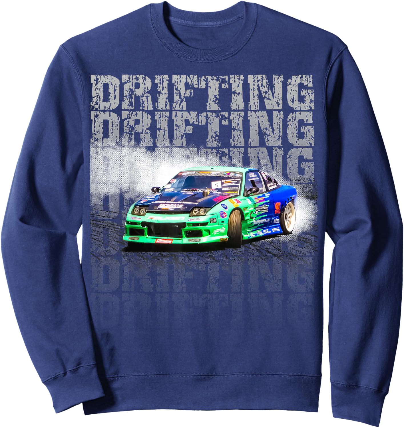 Drifting Car Life Women's Black Drifting Sweatshirt - Sweatshirt | Navy