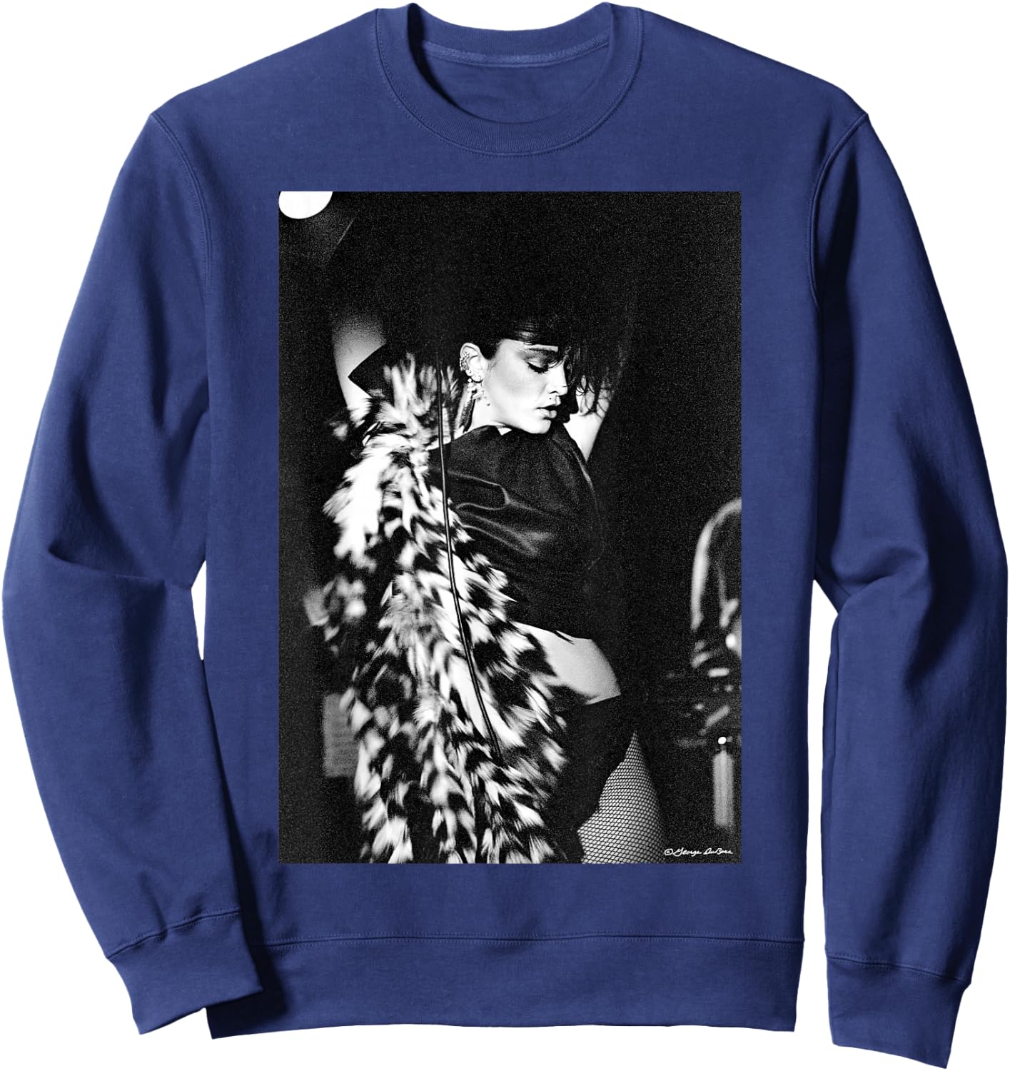 Madonna Early Live NY Gig Photo By George DuBose Sweatshirt - Sweatshirt | Navy