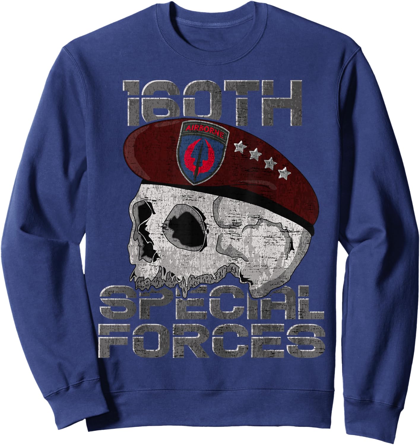 160th SOAR Special Force Airborne US Night Stalkers Army Sweatshirt - Sweatshirt | Navy