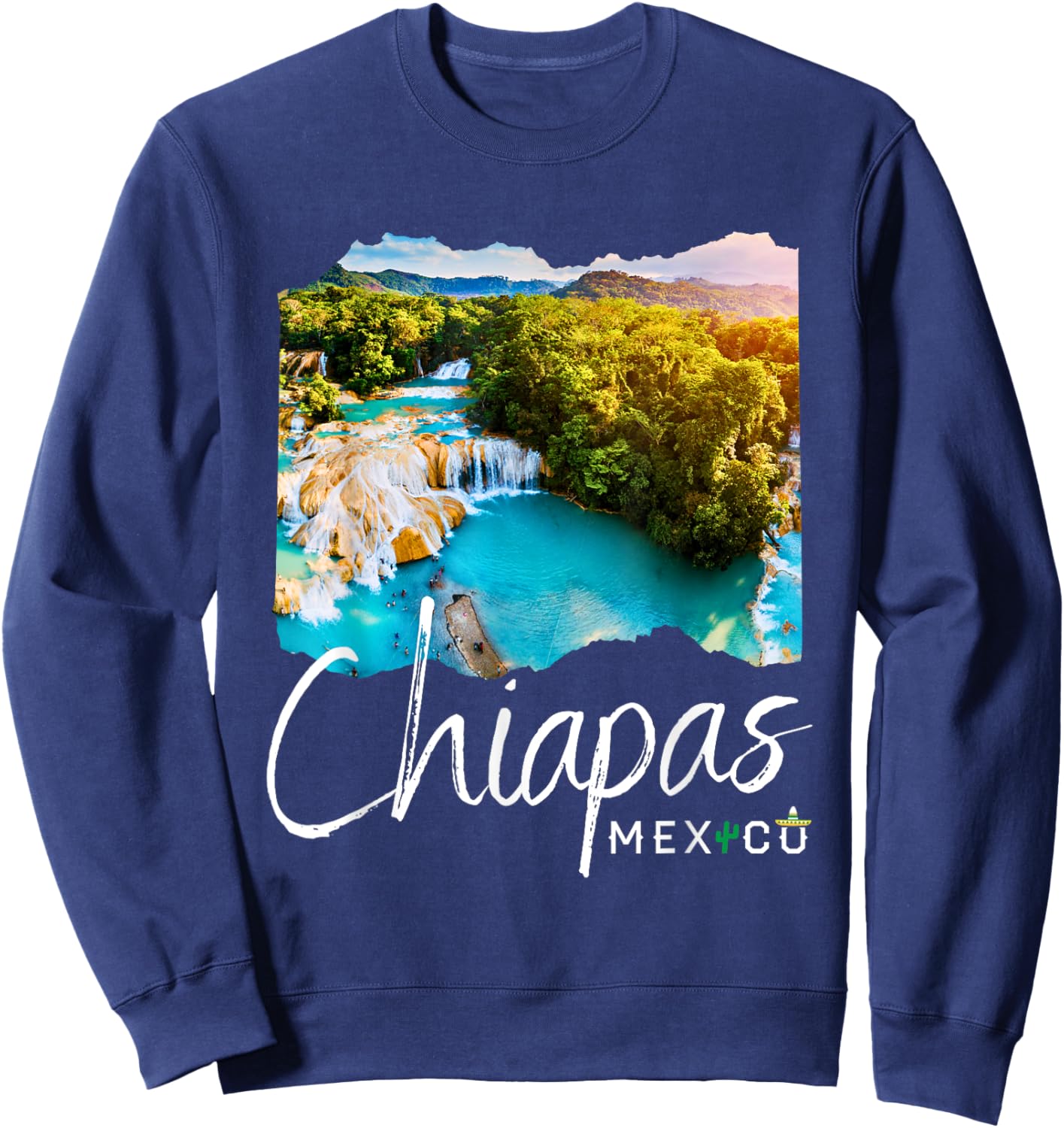 Mexico Chiapas Souvenir / Chiapas Sweatshirt - Sweatshirt | Navy