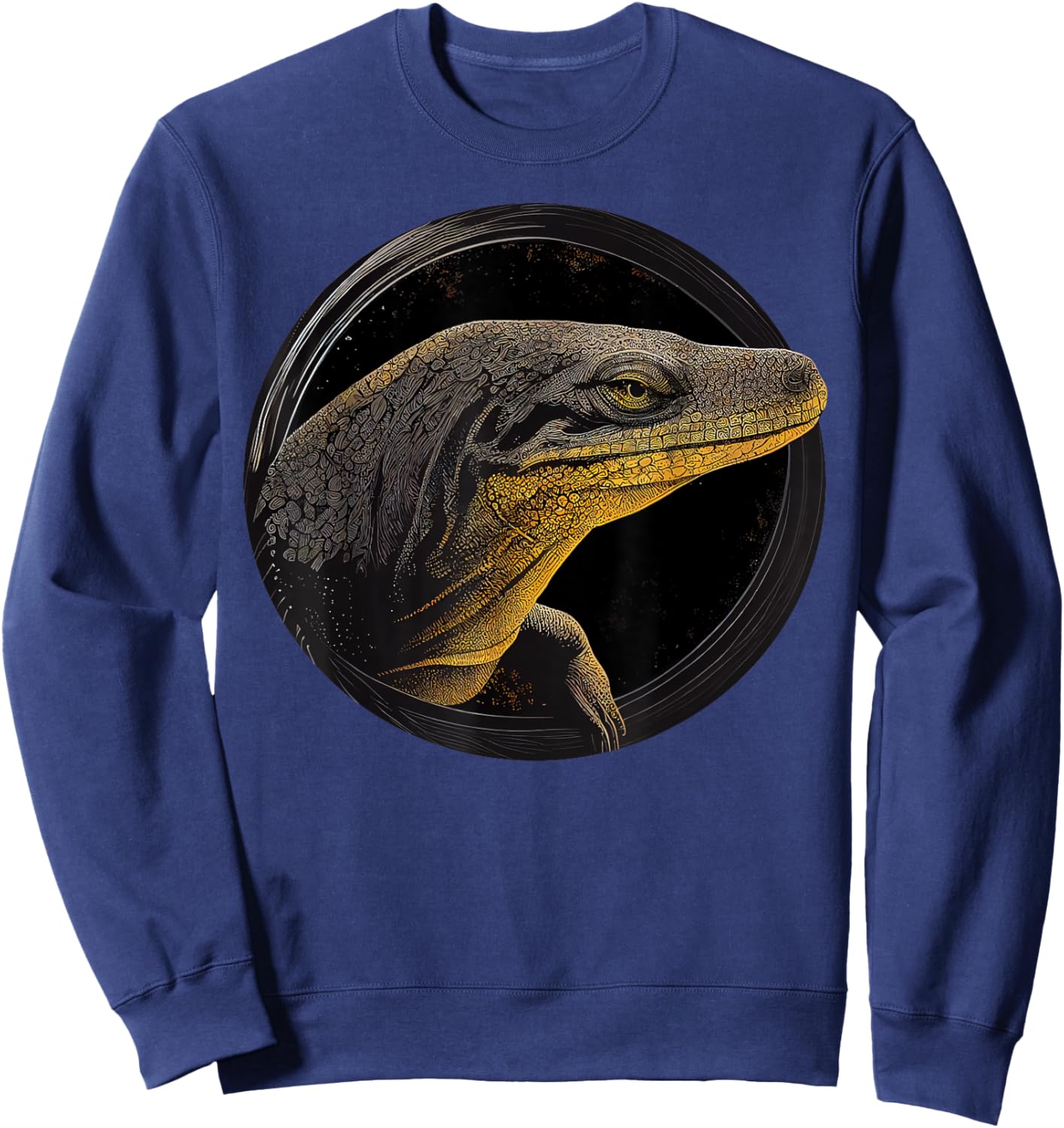 Comodo Dragon Animal Lover Wildlife Comodo Dragons Sweatshirt - Sweatshirt | Navy