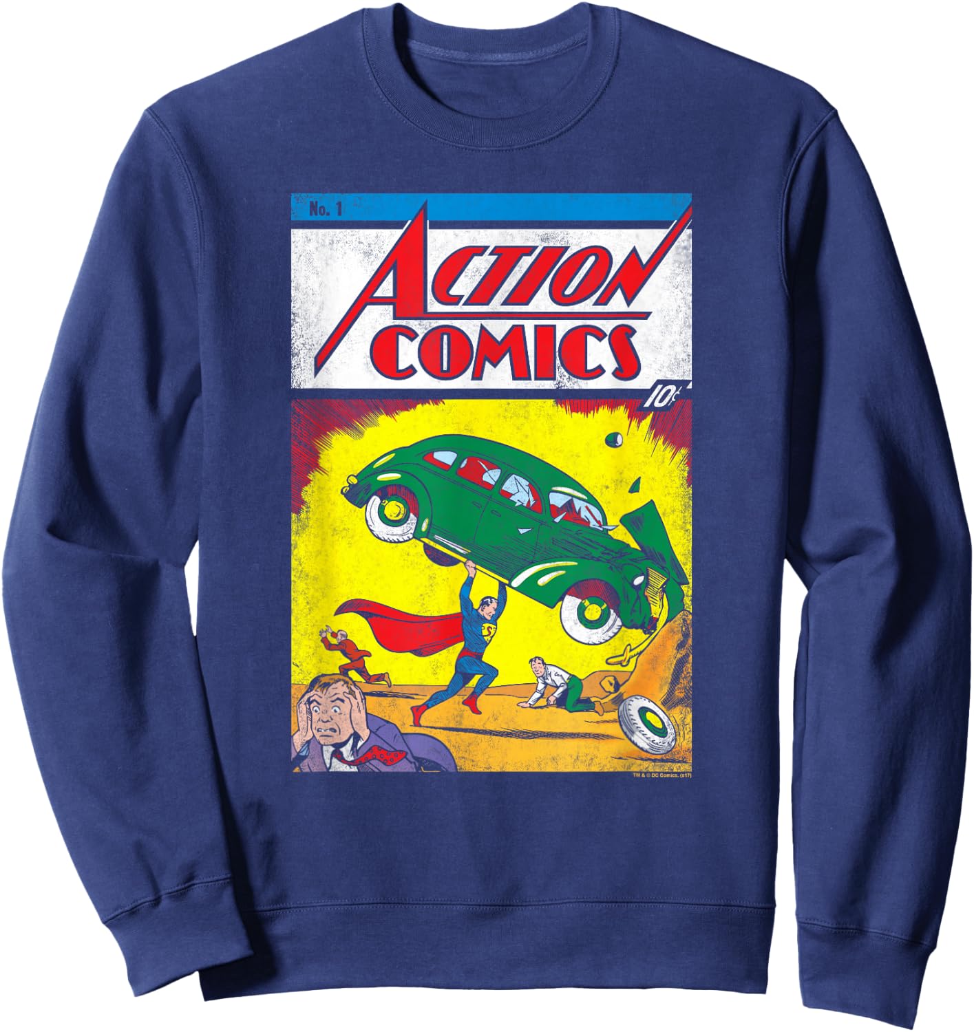 Superman Action No. 1 Sweatshirt - Sweatshirt | Navy