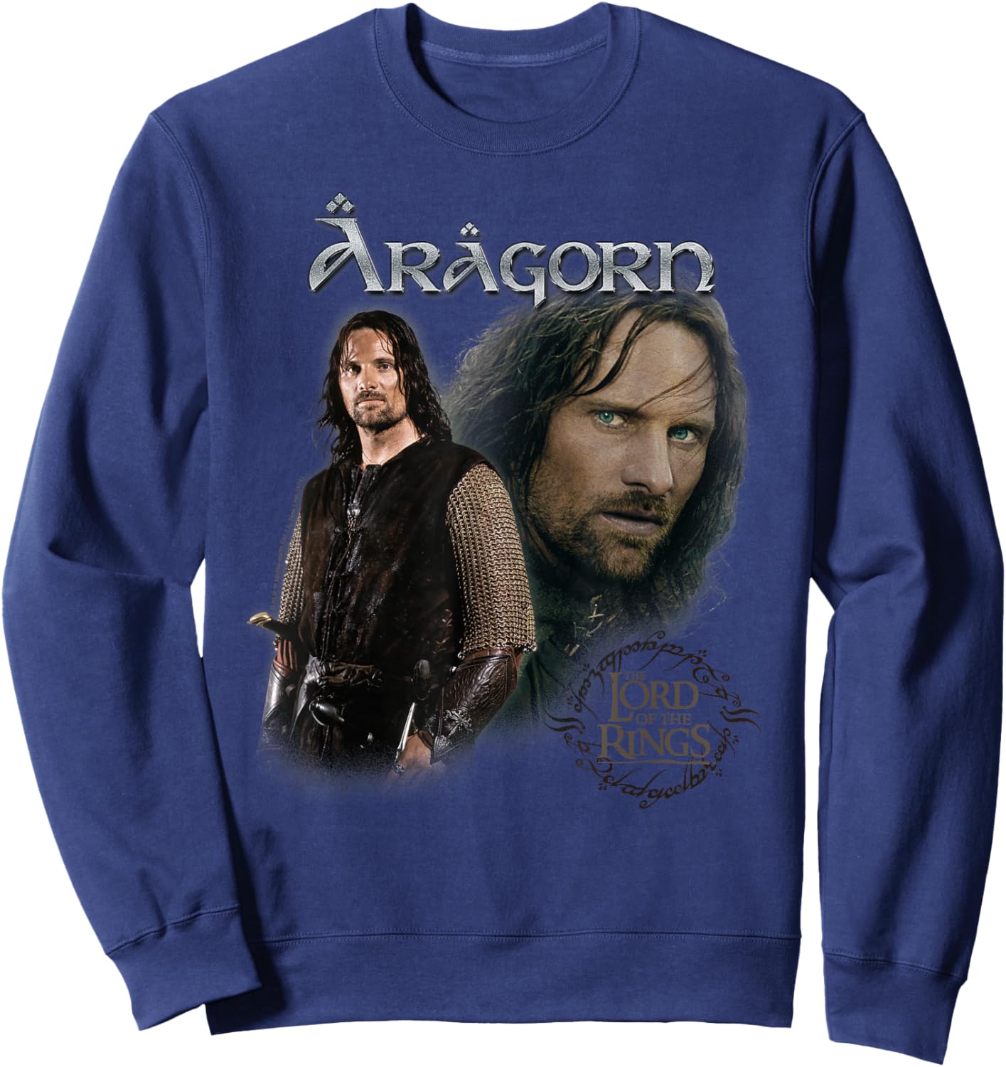 Lord of The Rings - Aragorn Sweatshirt - Sweatshirt | Navy