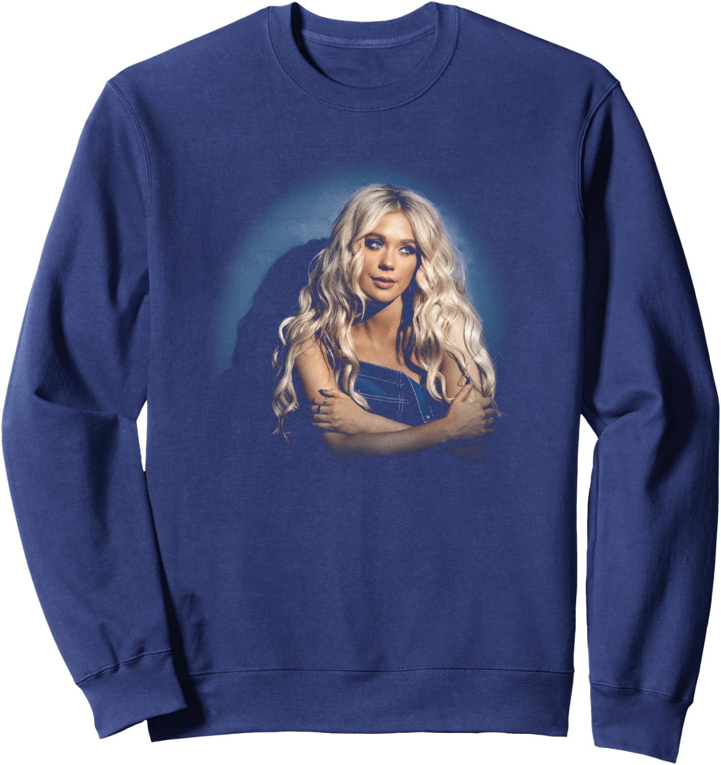 Megan Moroney Am I Okay Spotlight Sweatshirt - Sweatshirt | Navy