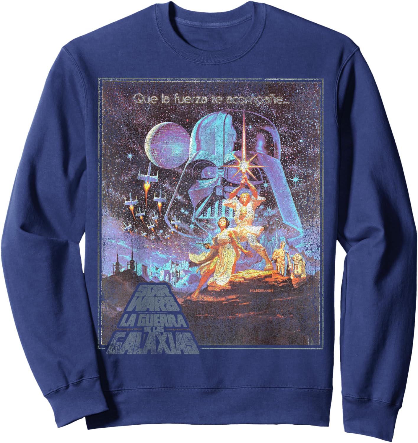 Star Wars Spanish Poster Sweatshirt - Sweatshirt | Navy