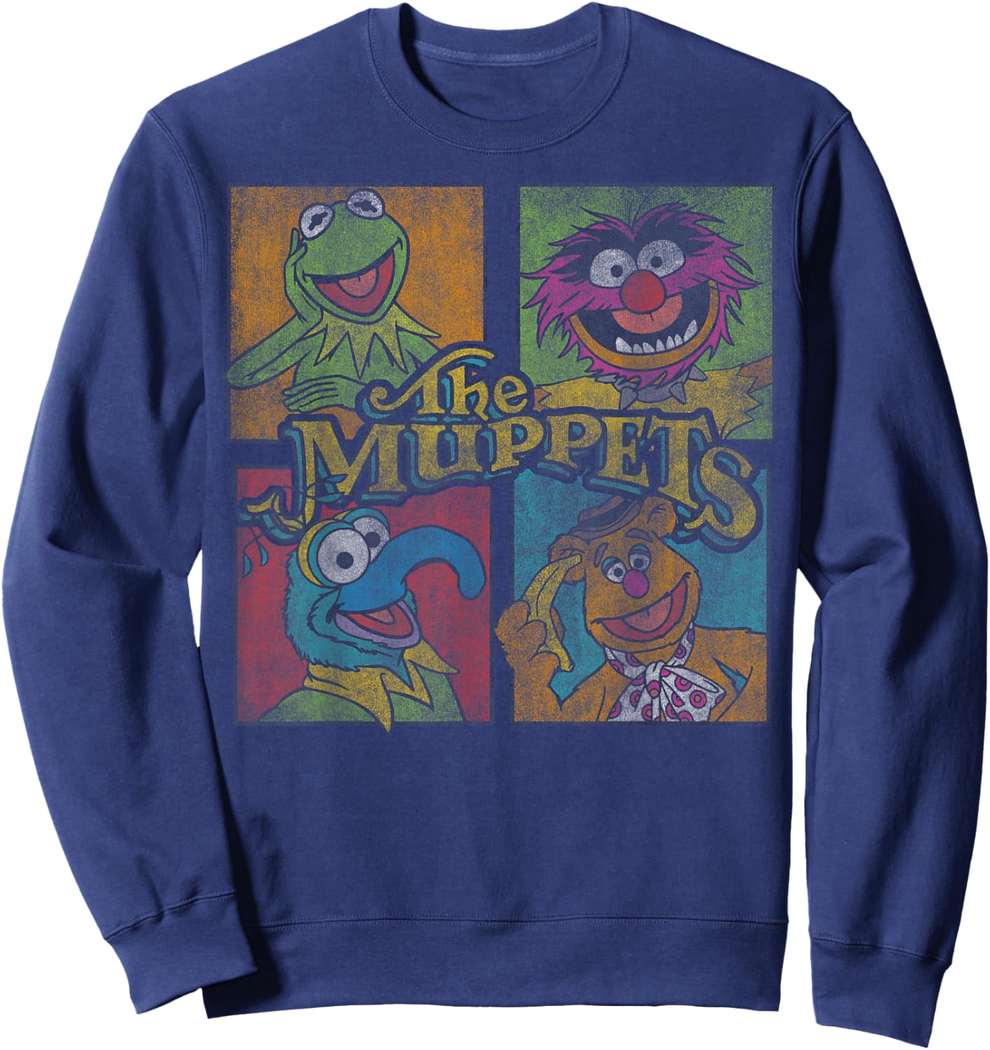 Disney Muppets Group Shot Box Up Sweatshirt - Sweatshirt | Navy