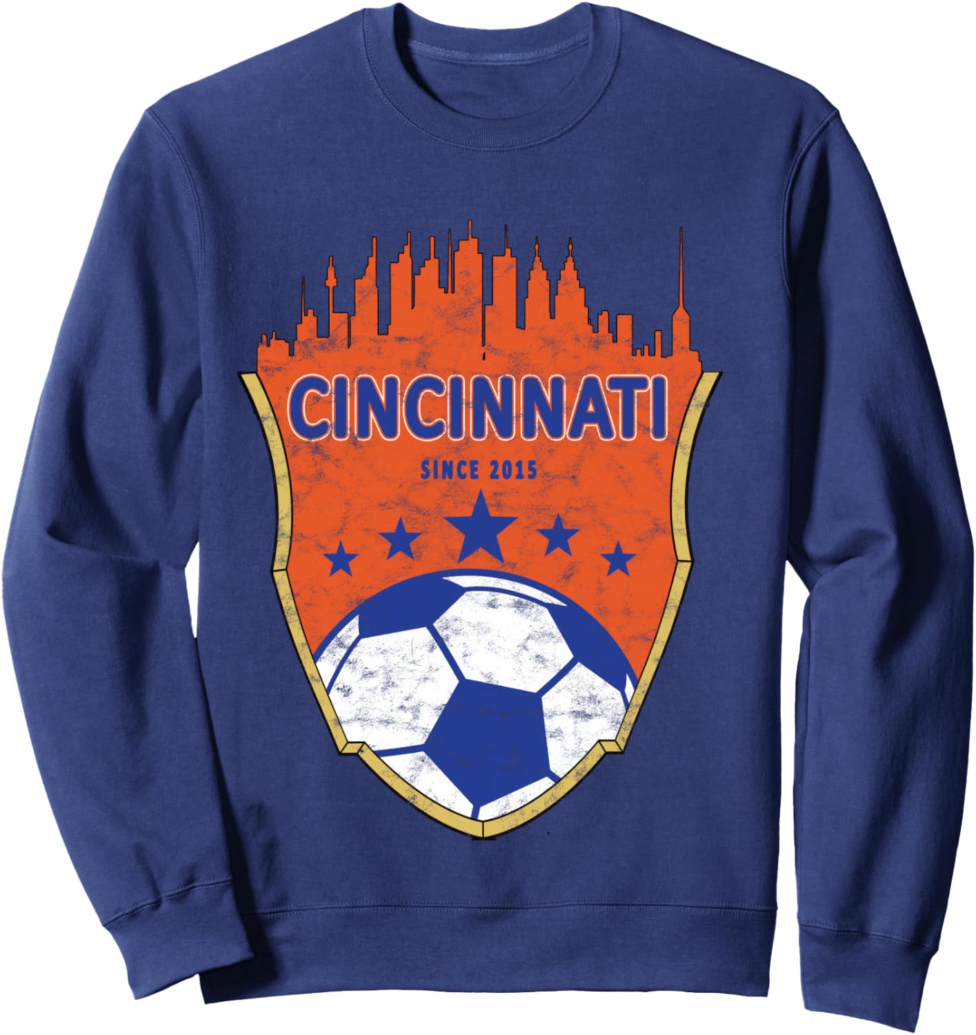 Cincinnati Soccer Shirt Sweatshirt - Sweatshirt | Navy