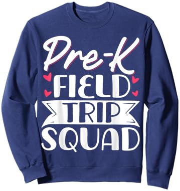 Pre-k Field Trip Squad Sweatshirt - Sweatshirt | Navy