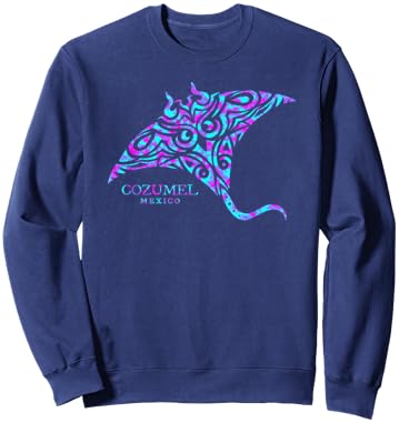 Cozumel Mexico Stingray Boys Girls Souvenir Sweatshirt - Sweatshirt | Navy