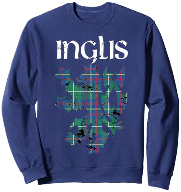 Clan Inglis Tartan Scottish Family Name Scotland Pride Sweatshirt - Sweatshirt | Navy