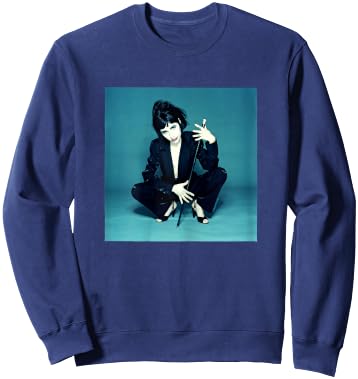 PJ Harvey Magazine Photo Shoot By Simon Fowler Sweatshirt - Sweatshirt | Navy