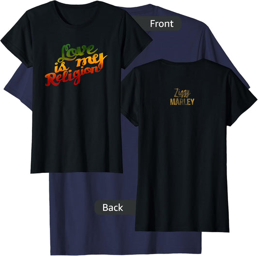 Ziggy Marley - Official Merchandise - Love Is My Religion T-Shirt - T-Shirt | Navy
