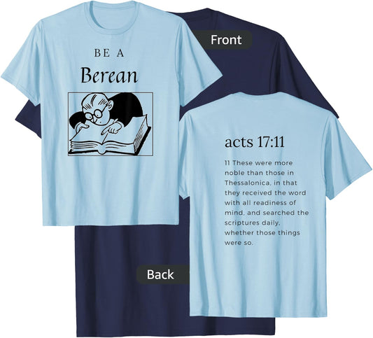 Be a Berean T-Shirt - T-Shirt | Navy