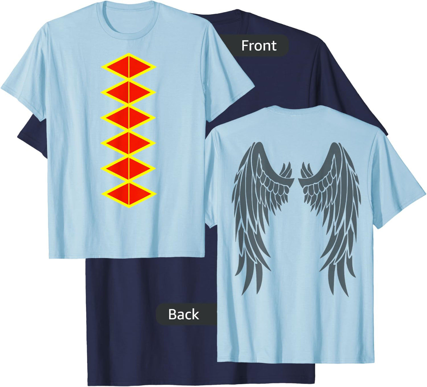 Costume Flying Monkeys Halloween (Wings on The Back) T-Shirt - T-Shirt | Navy