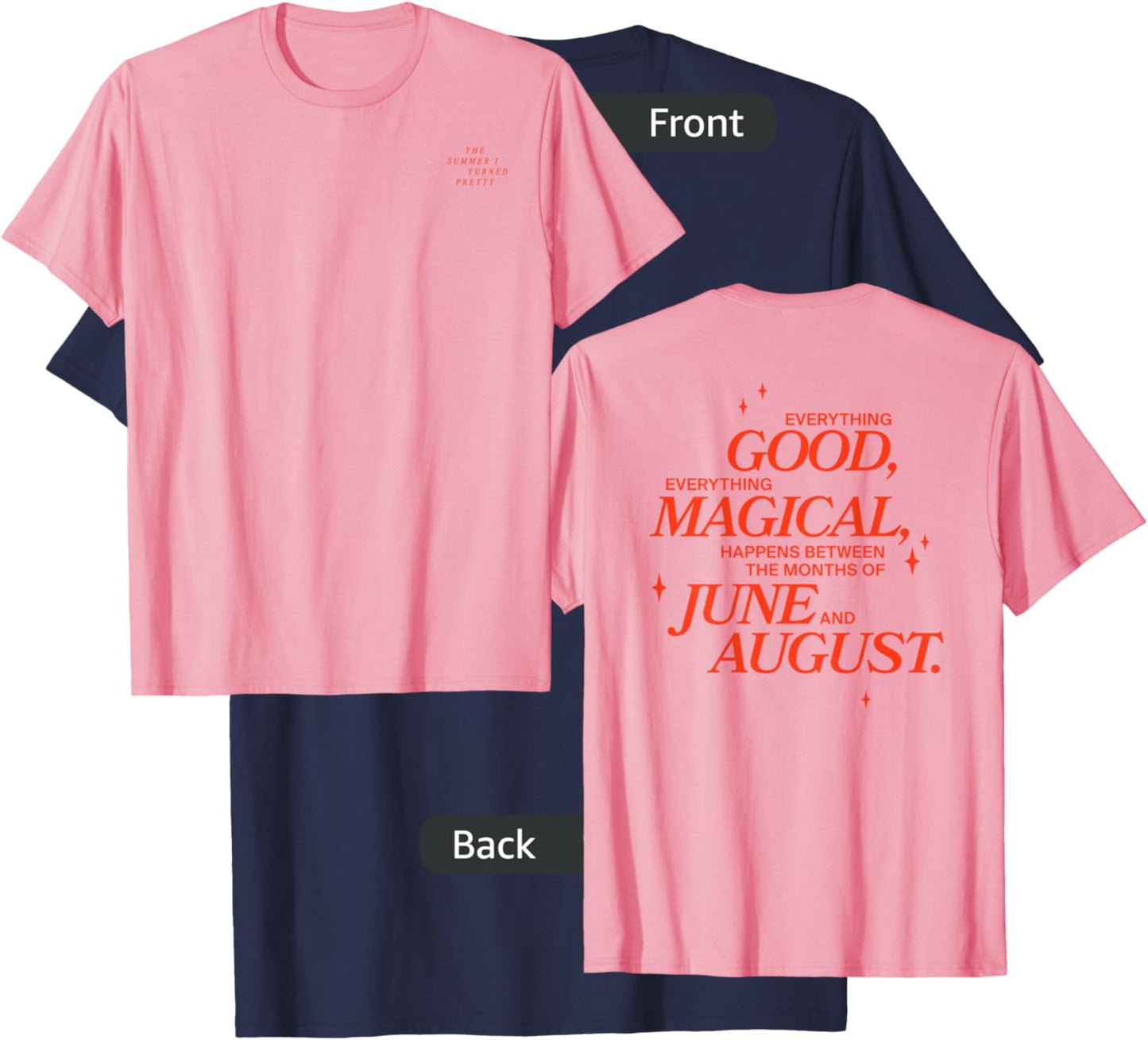 The Summer I Turned Pretty - Magical - Pink T-Shirt - T-Shirt | Navy