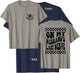 On My Husband's Last Nerve Wife Life - Front and Back T-Shirt - T-Shirt | Navy
