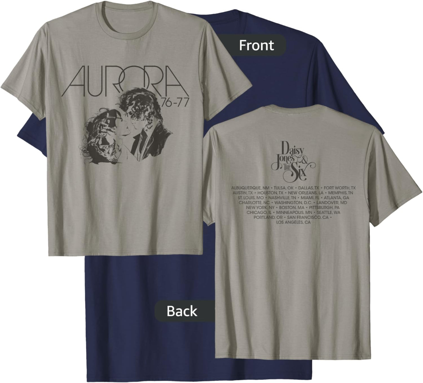 Daisy Jones & the Six - Aurora Vintage T-Shirt - T-Shirt | Navy