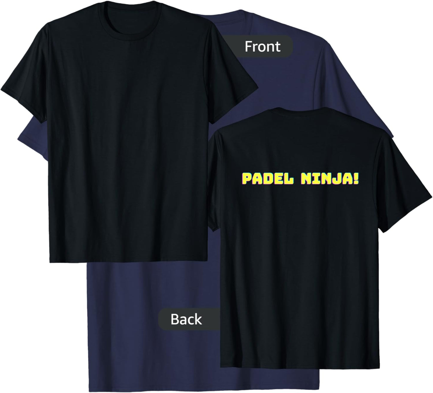 Padel ninja! cute funny padel tennis gift T-Shirt - T-Shirt | Navy