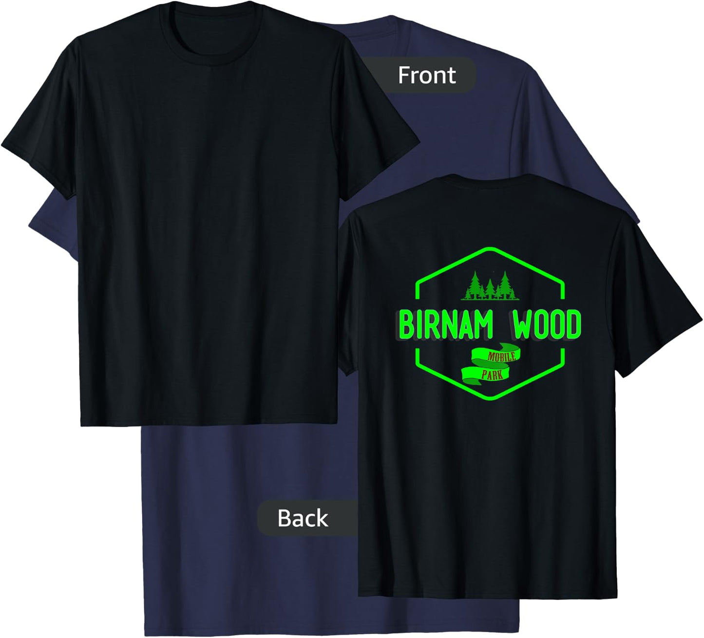 Macbeth Birnam Wood Mobile Park Novelty Gag Gift T-Shirt - T-Shirt | Navy