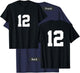 Number 12 (on Front / Back) Sports Team Jersey Number T-Shirt - T-Shirt | Navy