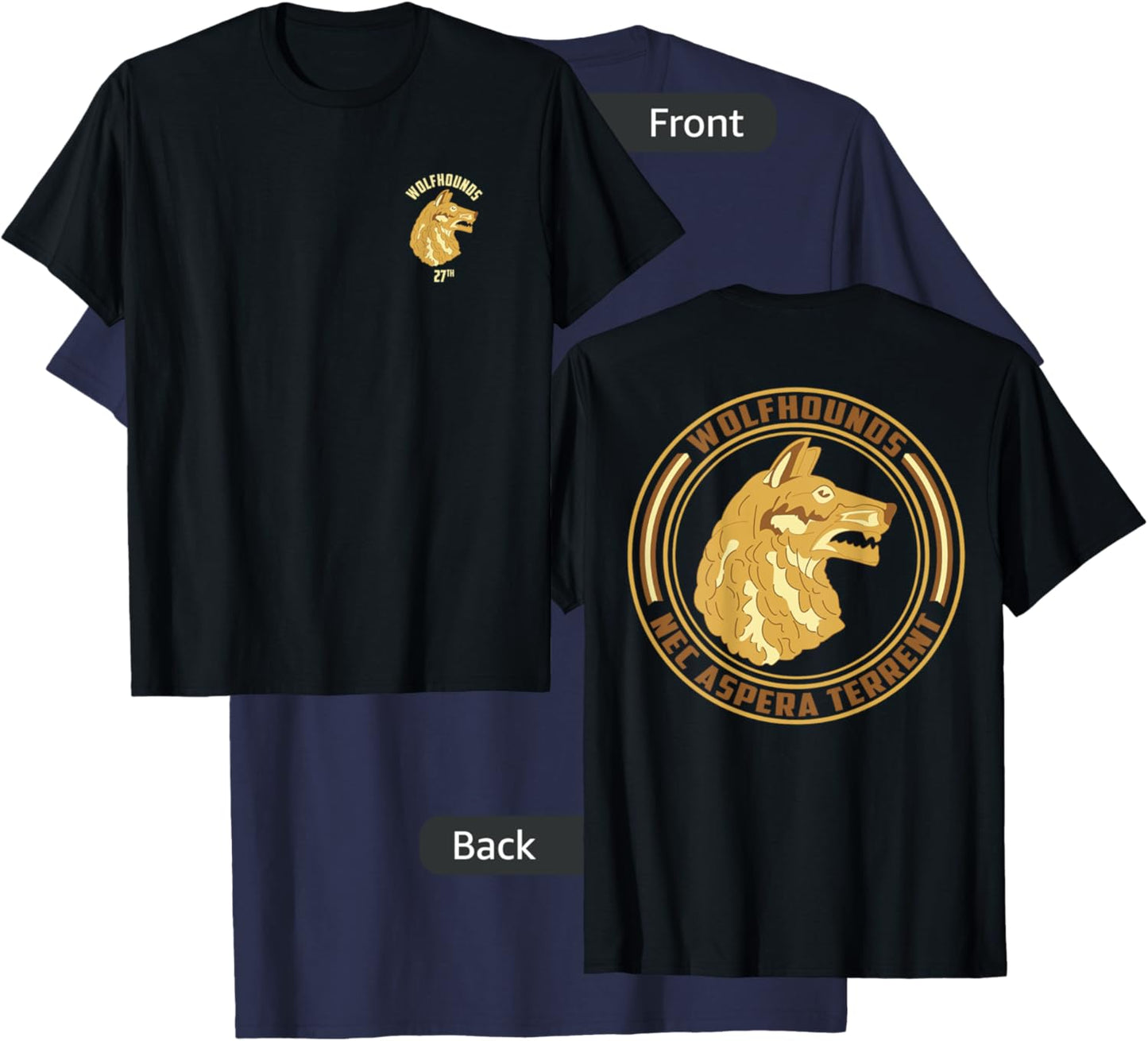 Wolfhounds 27th Infantry Regiment Ranger Infantrist T-Shirt - T-Shirt | Navy
