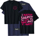 I Match Energy So How We Gon' Act Today Funny Apparel Groovy T-Shirt - T-Shirt | Navy