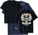 Bikers For Trump | Motorcycle Trump (Design on Back) T-Shirt - T-Shirt | Navy