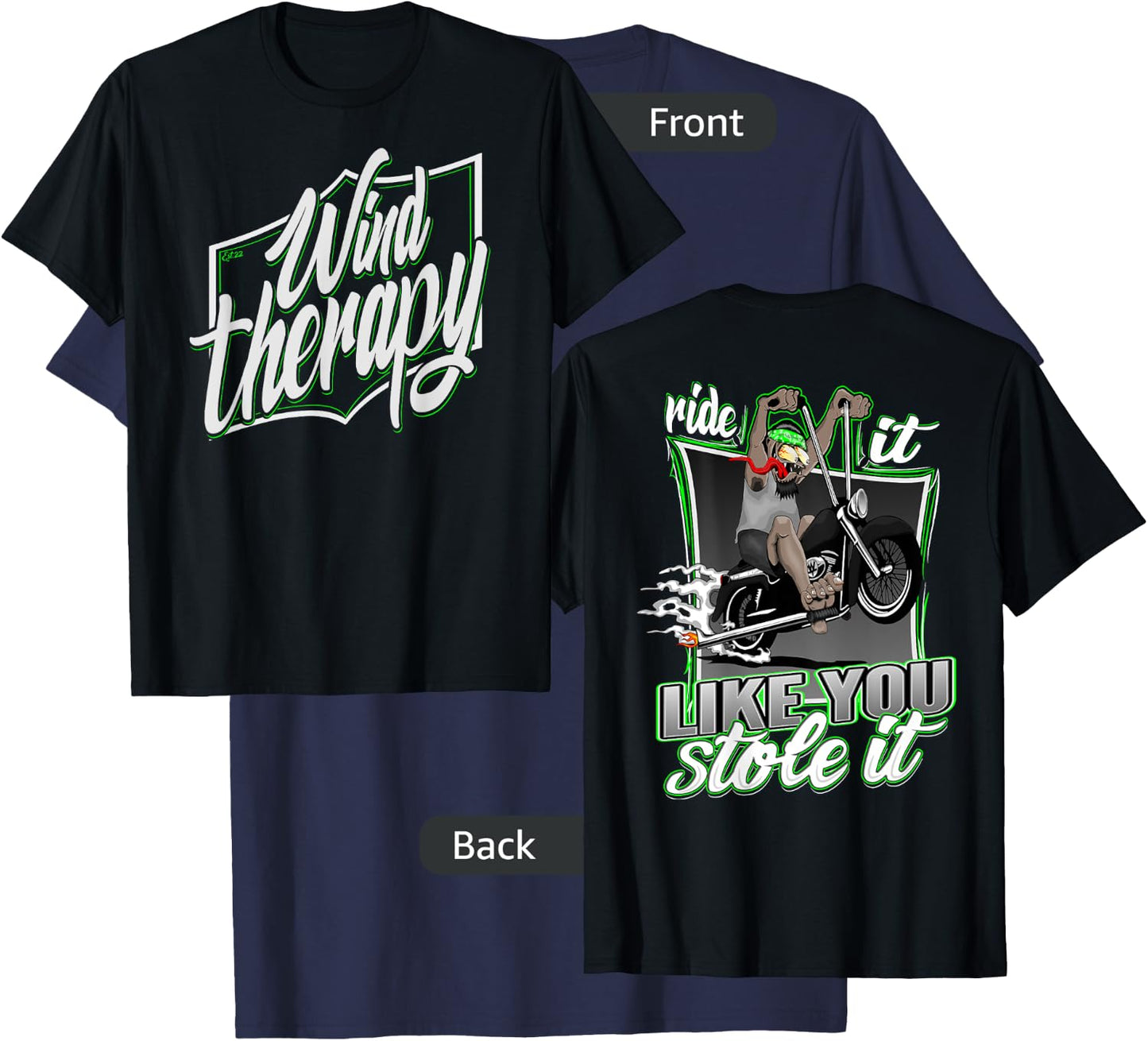 Ride it like you stole it T-Shirt - T-Shirt | Navy