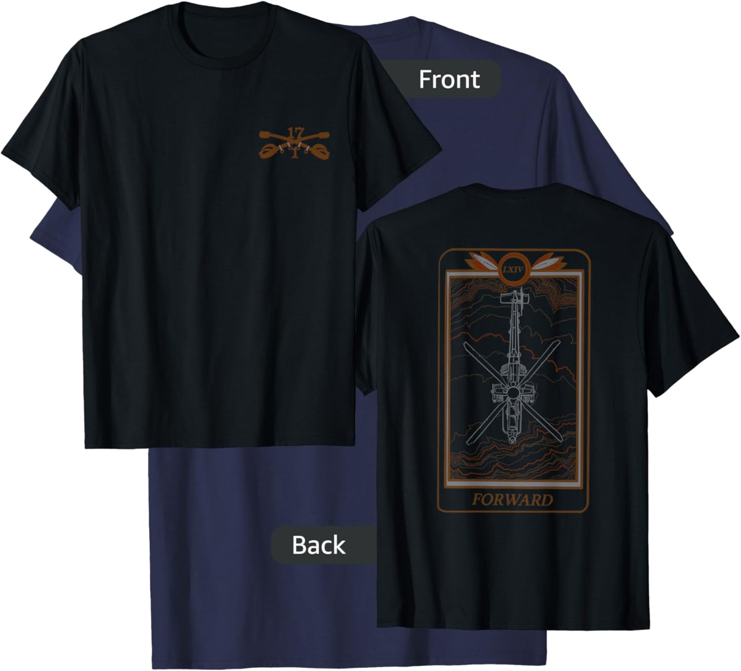 Forward Tarot T-Shirt - T-Shirt | Navy