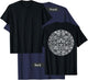 Aztec Calendar - Mexica Mayan Sun Stone Symbol Back Print T-Shirt - T-Shirt | Navy
