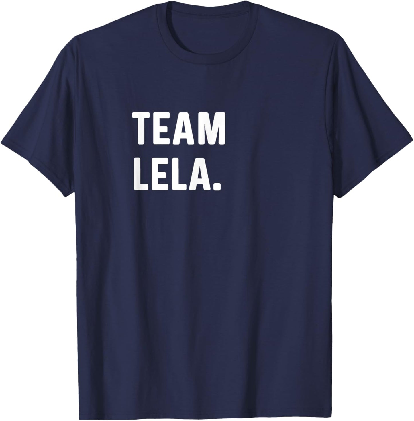 Team Lela - Name T-Shirt - T-Shirt | Navy