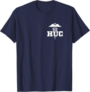 Health Unit Coordinator HUC Caduceus Unit Clerk T-Shirt - T-Shirt | Navy