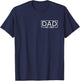 Father's Day Dad Est 2021 Logo Expect Pregnancy Announcement T-Shirt - T-Shirt | Navy