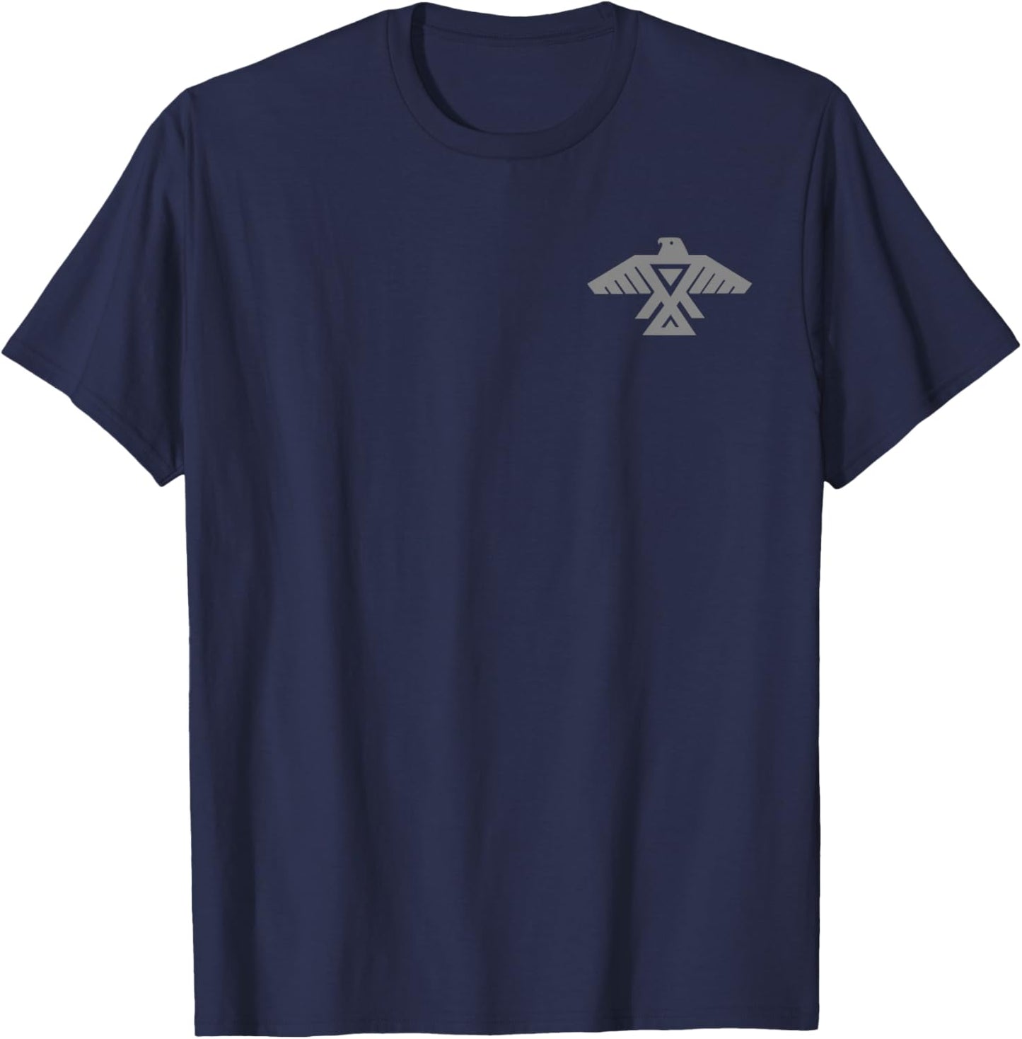 Anishinaabe Thunderbird Flag Symbol Anishinabe T-Shirt - T-Shirt | Navy