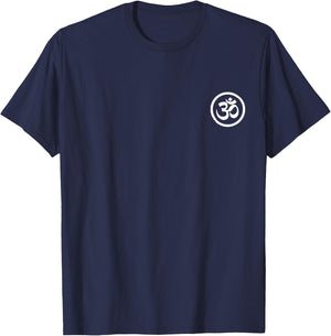 Buddhist Symbol Om Cool Buddhism Yoga Tao Zen T-Shirt - T-Shirt | Navy