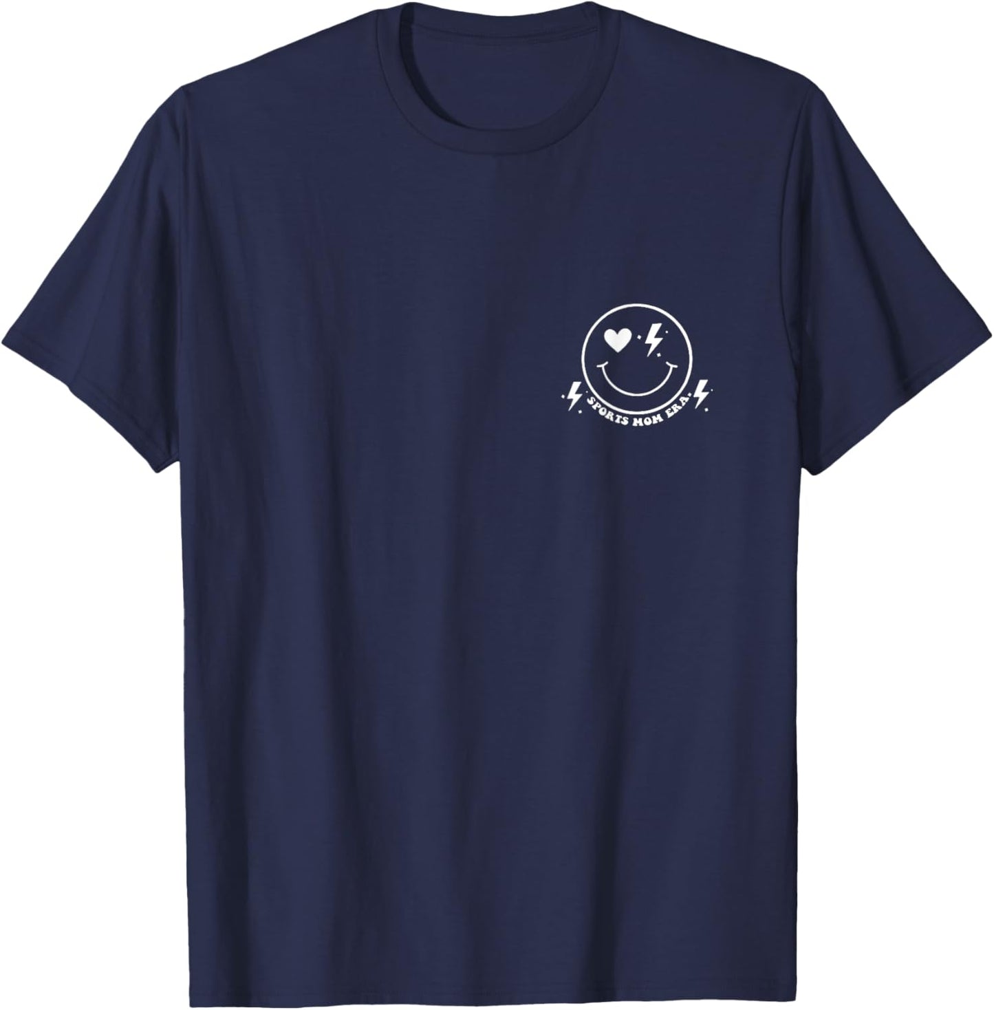 In My Sports Mom Era - Front and Back T-Shirt - T-Shirt | Navy
