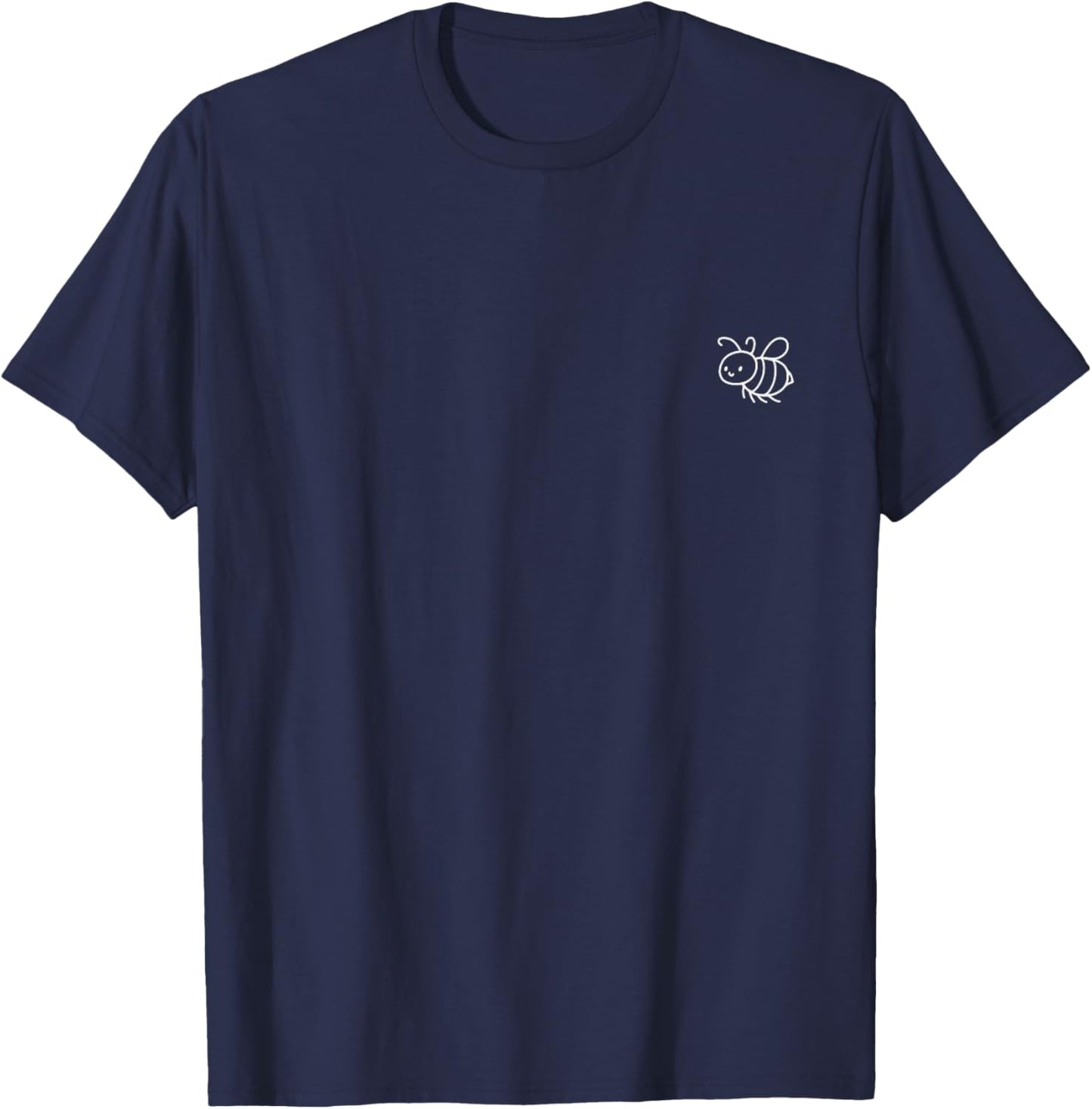Biene Minimalismus T-Shirt - T-Shirt | Navy