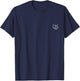 Biene Minimalismus T-Shirt - T-Shirt | Navy