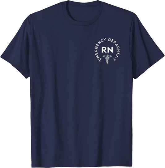 ER Nurse Emergency Department Registered Nurses Week T-Shirt - T-Shirt | Navy