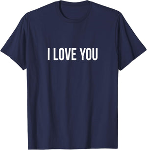 I Love You T-Shirt - T-Shirt | Navy