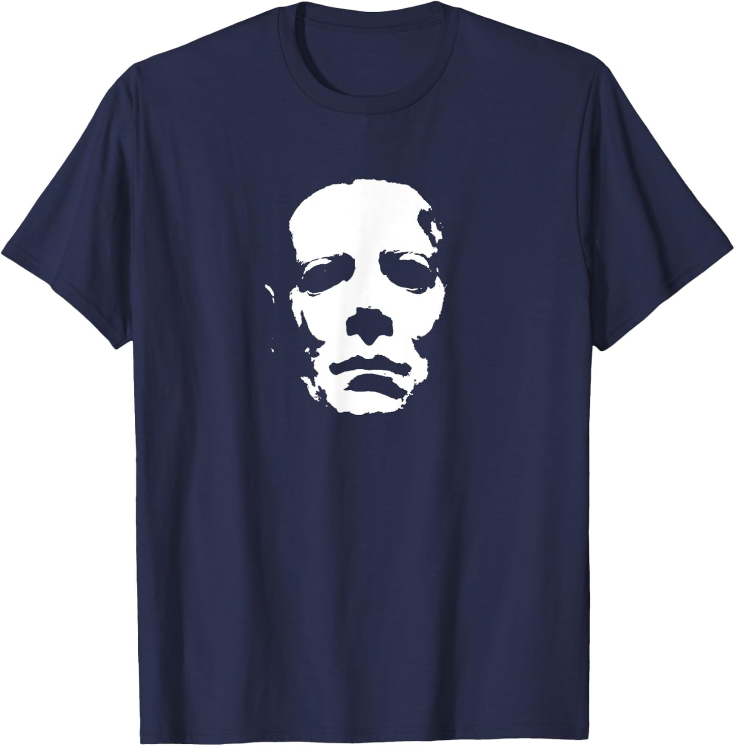 Mask Killer Classic Horror Movie Lover Halloween T-Shirt - T-Shirt | Navy