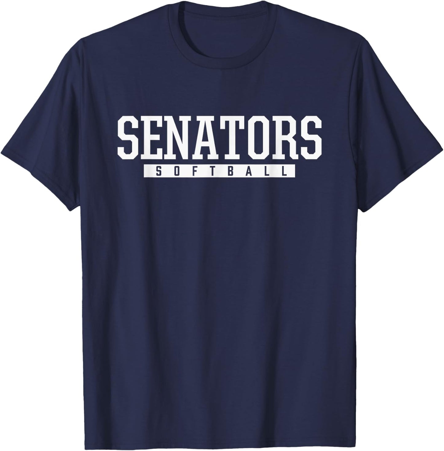 Dover Senators Softball HS T-Shirt - T-Shirt | Navy