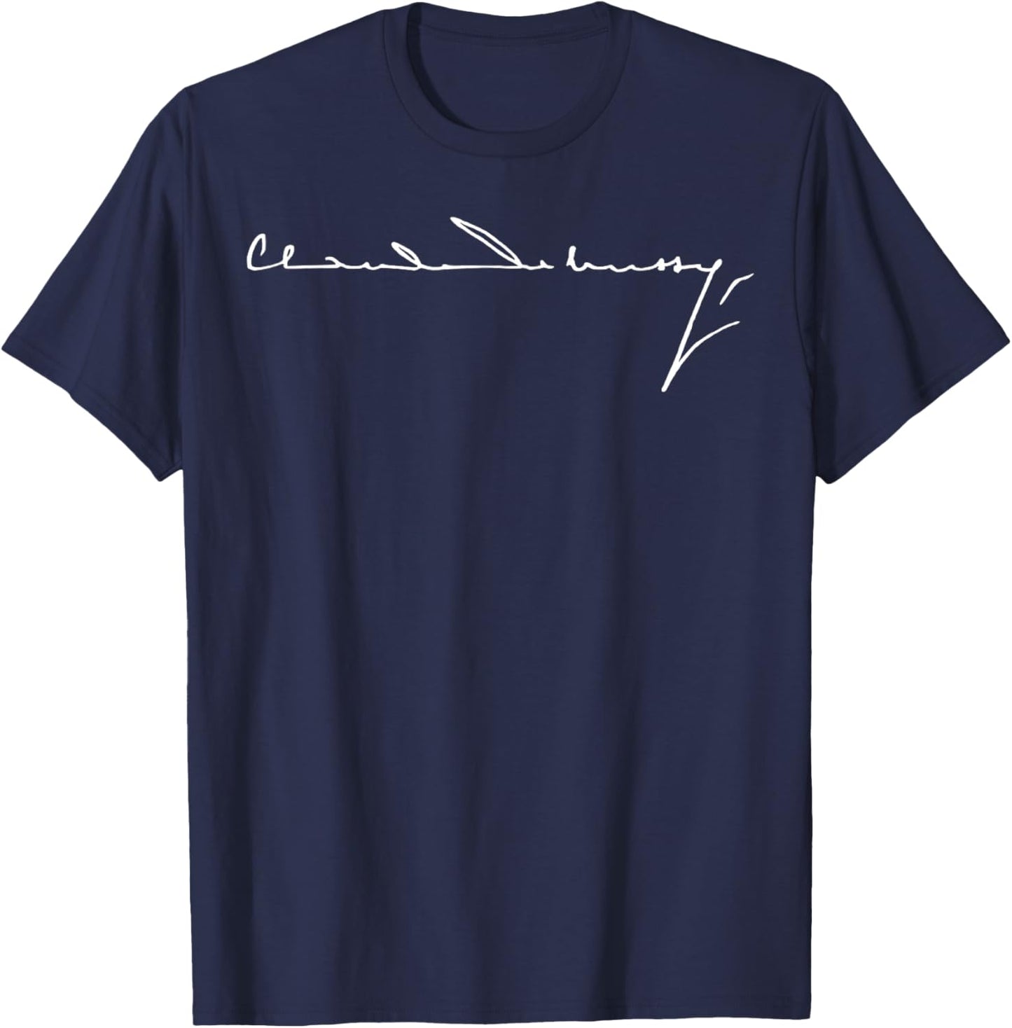 Claude Debussy Signatures T-Shirt - T-Shirt | Navy