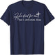 He Died For Me Faith-Based T-Shirt - T-Shirt | Navy