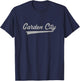 Garden City High School Vintage Swoosh T-Shirt - T-Shirt | Navy