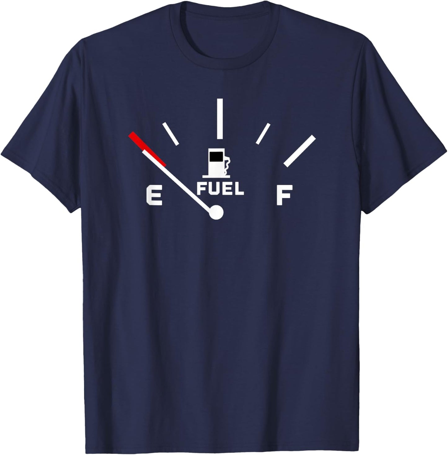 Running On Empty Funny Parenting T-Shirt - T-Shirt | Navy